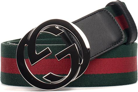 ginta gucci uomo rossa verde|cinture di uomo gucci.